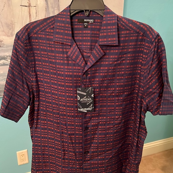 NWT Murano Slim Fit Botton Down Shirt, Medium - Picture 1 of 7